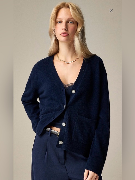 J. Crew Sweaters - J.crew Cashmere patch-pocket cardigan